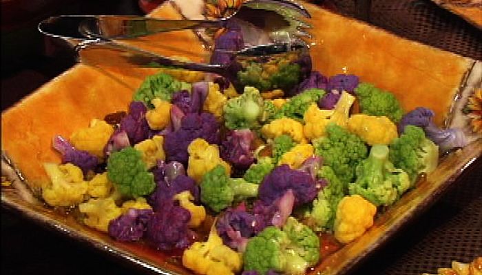 Tri-Colored Cauliflower salad